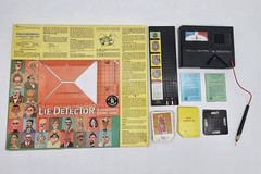 Vintage 1960 Mattel Lie Detector Game RARE Boardgame Scientific Crime Game ￼