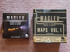 Maglev Metro + Maps Vol. 1 Kickstarter by Bezier Games 2021 sealed original pack