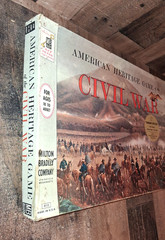 Vintage Milton Bradley American Heritage Game Civil War 1961 Complete Read