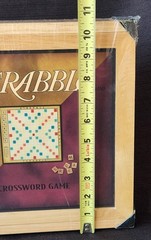 NEW Official SCRABBLE Parker Bros Nostalgia Edition Wooden Box Board Game Sealed