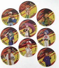 Pokemon 1st Generation Tazos Pogs 36 Piece Lot Pikachu Ash Misty Nintendo