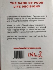 Never Have I Ever – The Game of Poor Life Decisions NEW sealed