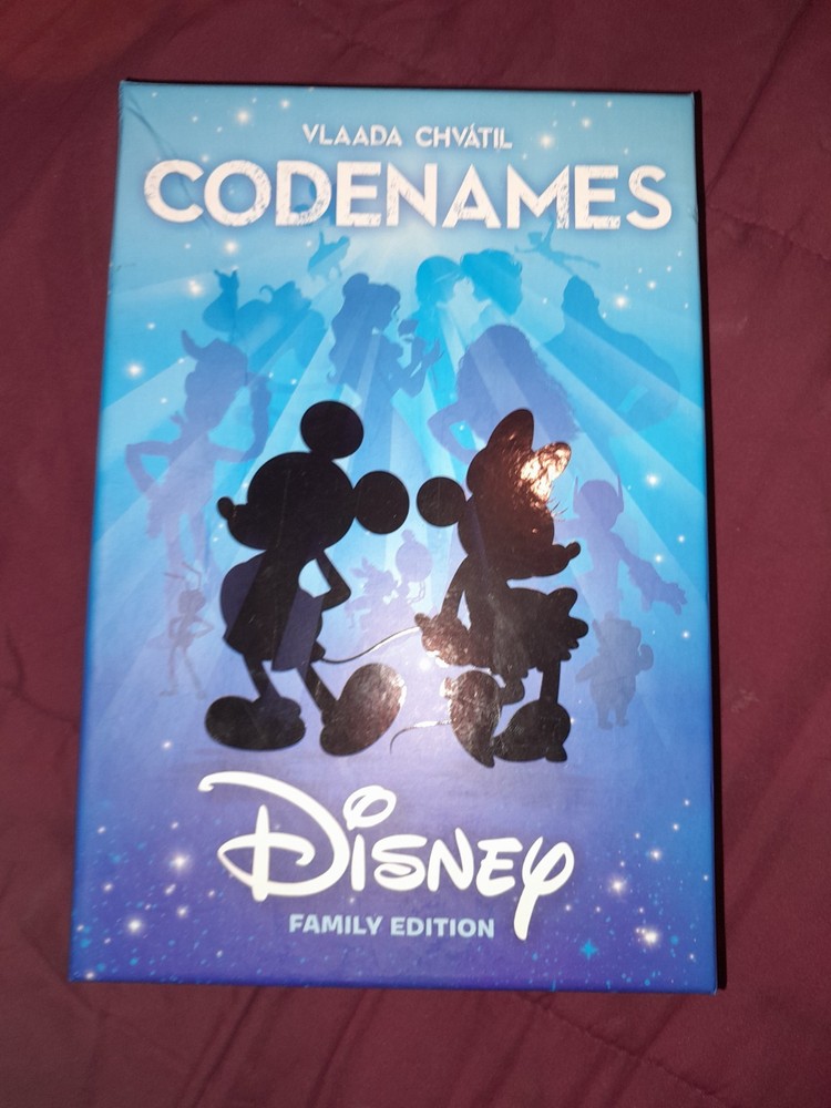 Disney Codenames Disney Family Edition Board Game w/ Mickey Stand, 2+ 8+