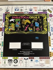 SARATOGAOPOLY Board Game 1st Edition Saratoga Race Track Horse Racing Monopoly