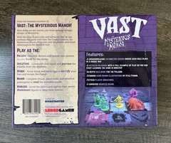 Vast Mysterious Manor Board Game Leder EUC Asymmetric 100% COMPLETE & UNPUNCHED