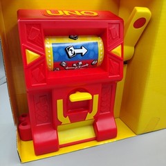 UNO Wild Jackpot Card Board Game Rare 2015 Mattel Slot Machine (Missing 2 Cards)