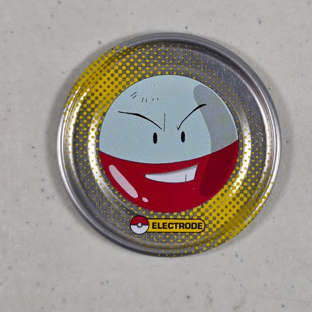 Pokemon Silver Tazos Electrode T-47 2007 Sabritas Mexico Nintendo Pog Coin