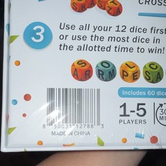 Viral Studios Scrambled Dice-Driven Word Game, 1-5 Players, Ages 8-11