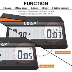 Chess Clock Digital Chess Timer Advanced for Board Game and Chess Timer with