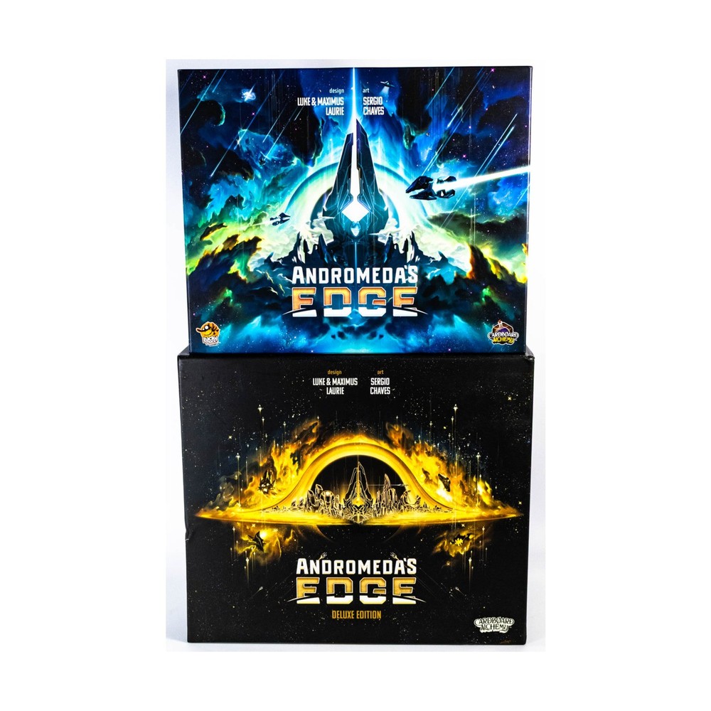 Cardboard Andromeda’s Edge Collection #1 – Base Game + 2 Expansions + VG+/NM