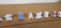 JBF Lot of 14 Cloudy Milky Crazy Bones