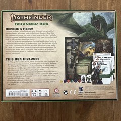 Pathfinder 2E: Beginner Box 2E, 4 Decks, Extra Character Printouts New Open Box