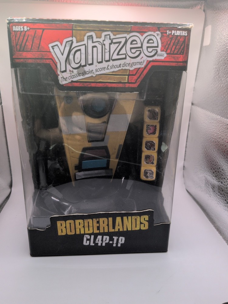 Borderlands CL4P-TP Clap Trap (Yahtzee Classic Dice Rolling Game) Cracked Box