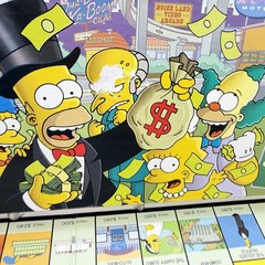 The Simpsons Monopoly Board Game Welcome to Springfield Parker Brothers COMPLETE