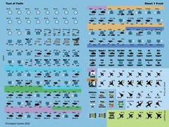 Compass Games Test of Faith: Arab-Israeli War of 1973 CPA 1139