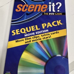Mattel Scene It? Sequel Pack Movie Edition Extension Pack DVD & Trivia Cards