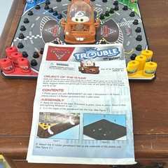 Hasbro Disney Pixar Cars 2 Pop-O-Matic Trouble Game With Mater Complete Box
