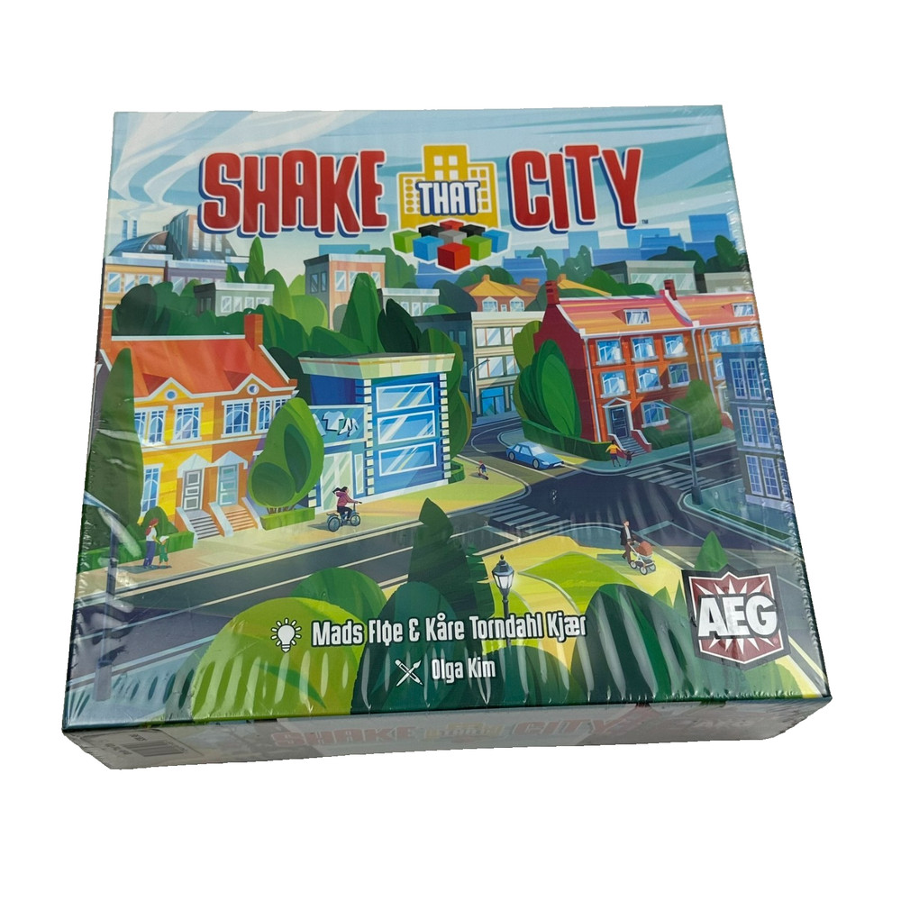 Shake That City – City Building Board Game from AEG – New Sealed