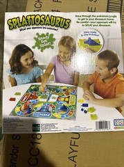 Splattosaurus Board Game for Indoor Play, for Children Ages 4 and Up