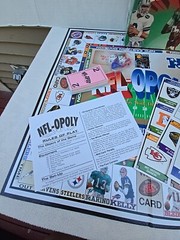 NFL-OPOLY Vintage NFL Football Board Game By TDC Games 1994 EUC