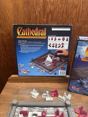 1986 Mattel Cathedral Board Game Strategic Battle Medieval City – Complete