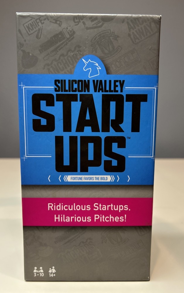 Silicon Valley Start Ups: Adult Creative Thinking Party Card Game – Mattel, 2018