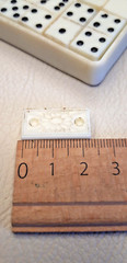 Vintage small road mini domino board game ussr 50s family, games with children