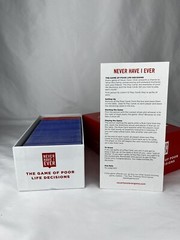 Never Have I Ever Party Card Poor Life Decisions Game Classic Edition