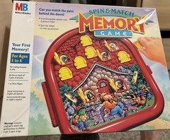 Vintage 1990- Milton Bradley MEMORY Spin & Match Game!