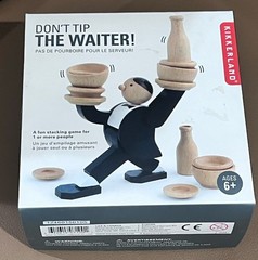 Don’t Tip The Waiter Game-Kikkerland- NEW-Fun Stacking Game For 1 Or More People