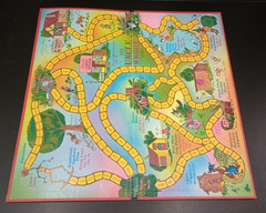 Parker Brothers Uncle Wiggily Game 1967 Board Game Animals Ages 5-11 2 Players