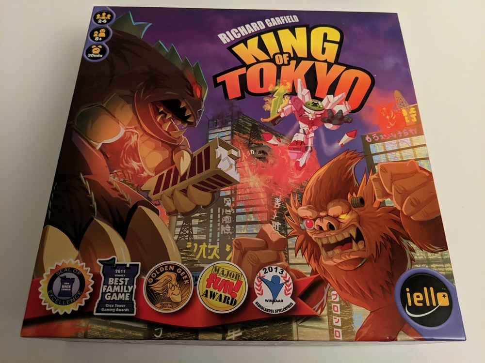 Richard Garfield KING OF TOKYO Strategy Children’s Family Party Board Game iello