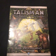 Rare BETA PLAYTEST Talisman Revised 4th Edition Game Expansion THE WOODLAND