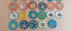 rare vintage Pogs 90’s lot 29 TAZOS POKEMON 3d Lenticular Pepsico Argentina