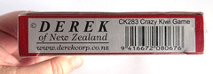 NEW Sealed The Crazy Kiwi Game by Derek of New Zealand (CK283)