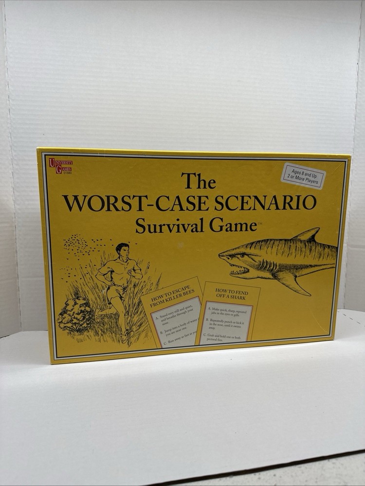 The Worst-Case Scenario Survival Board Game – by University Games 2001