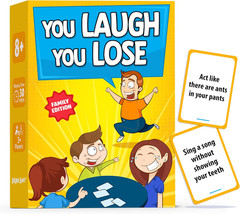 You Laugh You Lose Game – Funny Charades Kids Games – Board Games for Kids & Tee