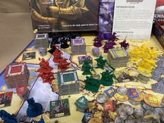 LN Mint Warrior Knights Fantasy Flight Board Game With Crown & Glory Expansion