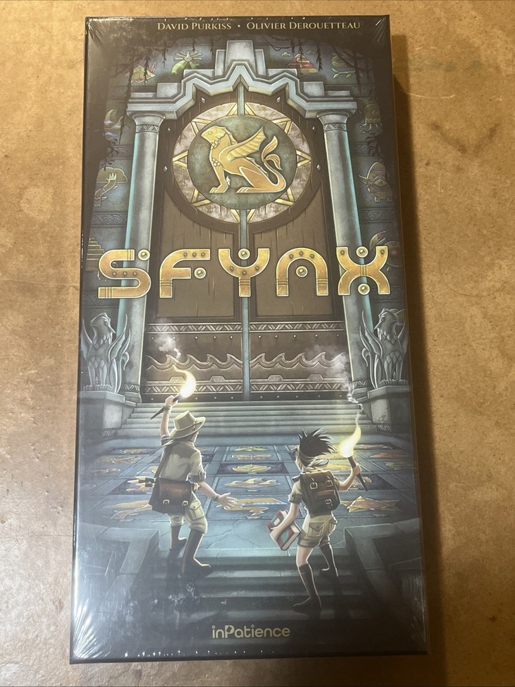 Sfynx Board Game – Solve 9 Riddles Solo And Cooperative New Sealed 1 – 4 Players