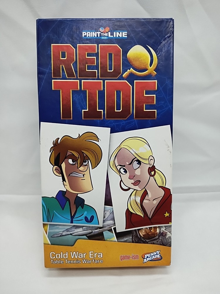 Penny Arcade Red Tide Cold War Era Table Tennis Warfare Card Game Complete