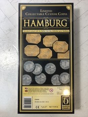 HAMBURG Limited Collectable Custom Coins Stefan Feld City Collection Game Add-On