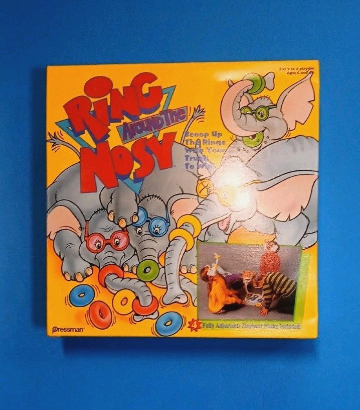 1993 Ring Around the Nosy Game by Pressman Complete in Good Condition