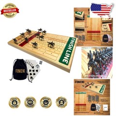 Elegant Pine Wood Horse Racing Game, Metal Miniatures, Family Board Game