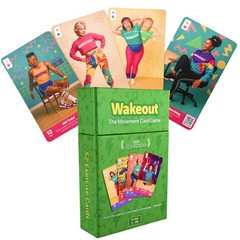 Desk Exercise Cards, 52 Workout Cards for Office & Work Breaks, Seated & Stan…