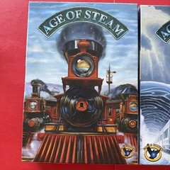 Vintage Age of Steam Train Strategy Board Game 2001 & Time Traveler Expansion