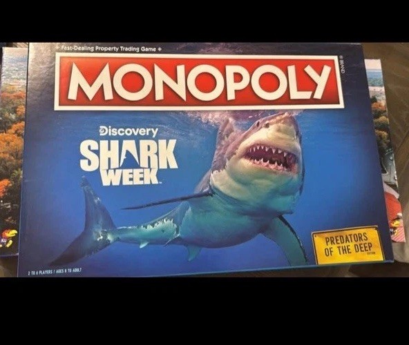 Shark Week Monopoly Board Game