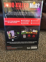 Who Killed Mia? A Digitally Immersive Murder Mystery Adult Crime Board Game NIB