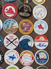 Lot Of 147 Original 90s Pogs All Hawaiian Milk Caps Advertising + W/ Trov Case