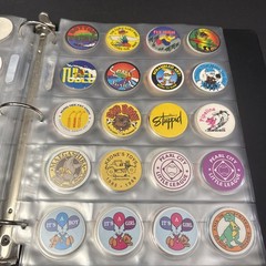 Vintage 1990s-2000s POG Collection Binder Over 400 pcs With Various Designs-READ