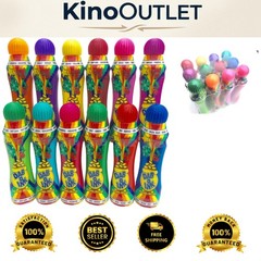 12 Mixed Color Bingo Daubers – 3oz with Chisel Tip for Precise Bingo Play